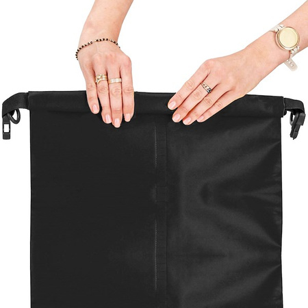 Sac imperméable, noir, 20 litres