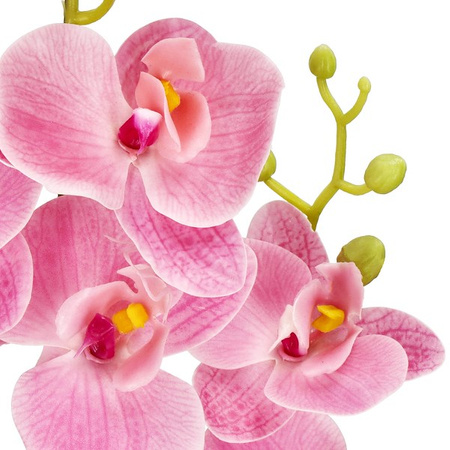 Künstliche Orchidee 56 cm Kunstblume rosafarben
